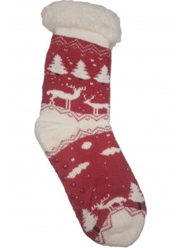 Set sosete imblanite cu motive de Craciun